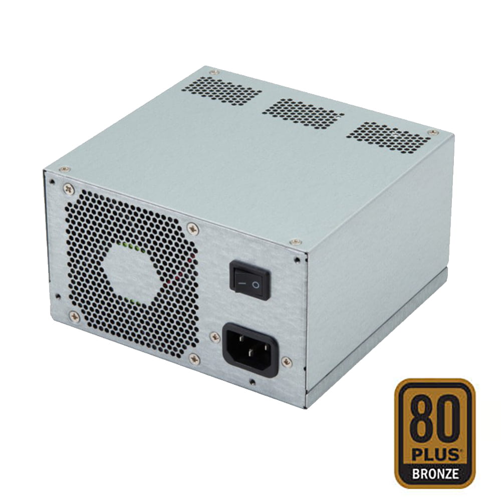 Fuente alimentación ATX 600W 80Plus Bronze ventilación trasera
