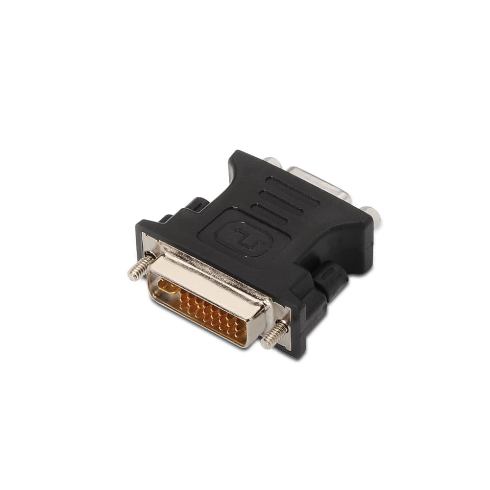 Adaptador DVI a SVGA. Tipo 24+5-Macho / HDB15-Hembra.