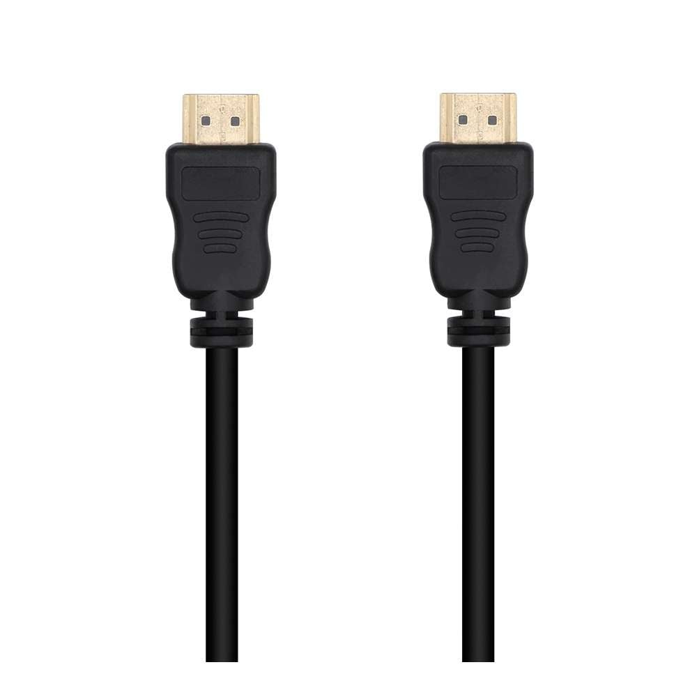 Cable HDMI V1.4 Alta Velocidad 14+1 CCS. A/M-A/M. Negro. 1m