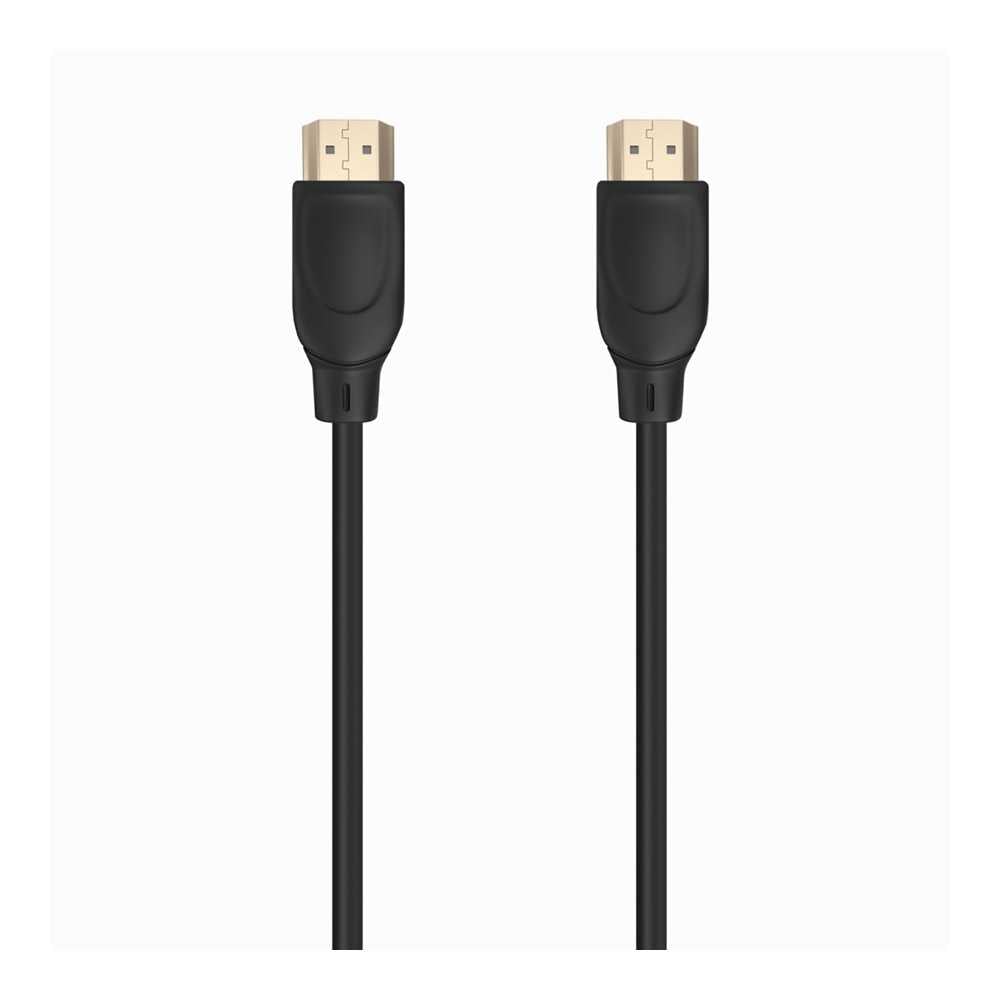 Cable HDMI V2.0 Premium Alta Velocidad. A/M-A/M. Negro. 0.5m.