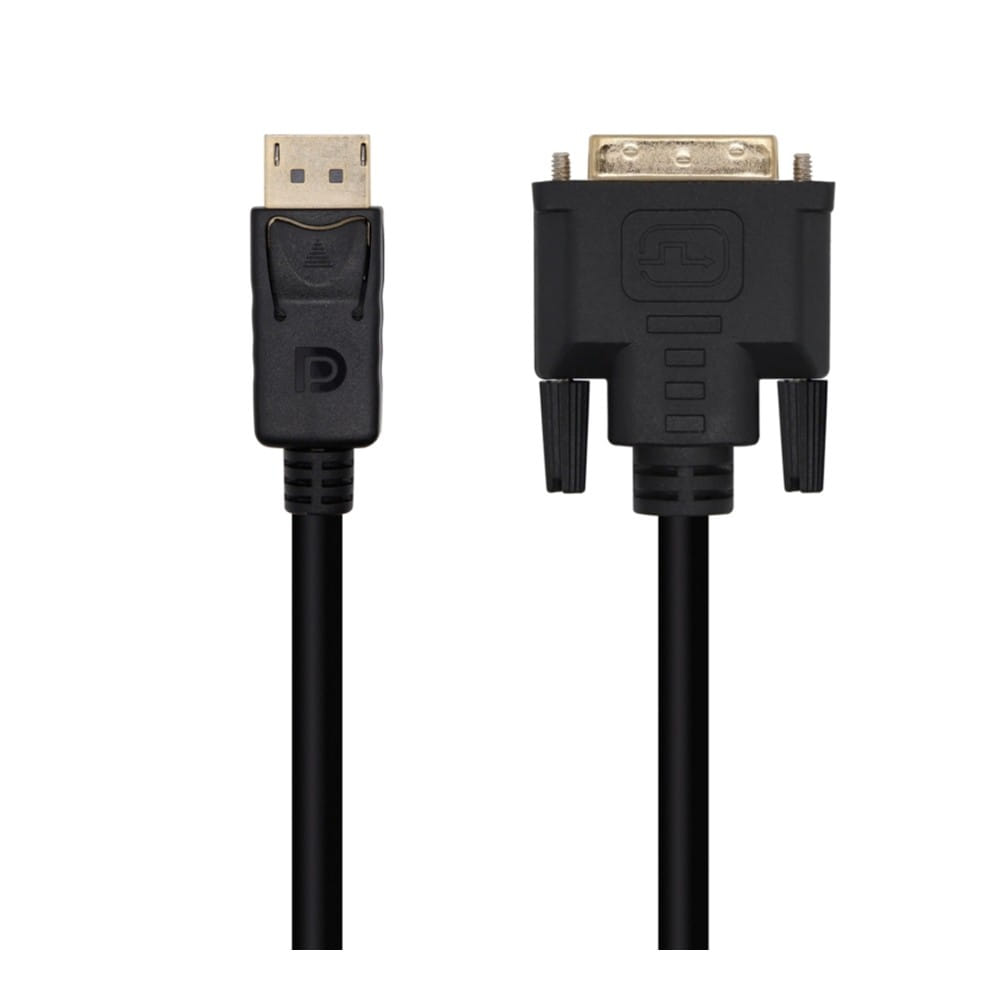Cable Conversor DisplayPort a DVI. DP/M-DVI/M. Negro. 3m.