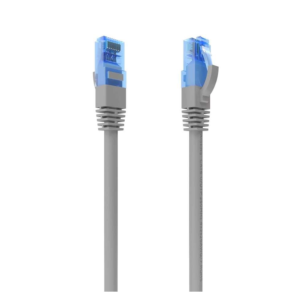 Cable de red RJ45 Cat.6 UTP AWG26 CCA. Gris. 25cm.