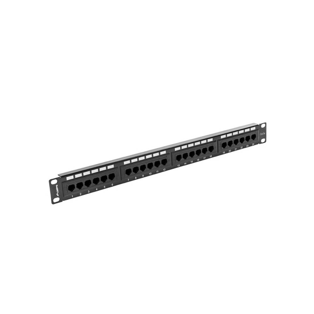 Lanberg PPU5-1024-B. Patch Panel 24 puertos 1U 19" Cat. 5E