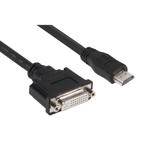 Adaptador Pasivo HDMI Macho -> DVI-D Hembra