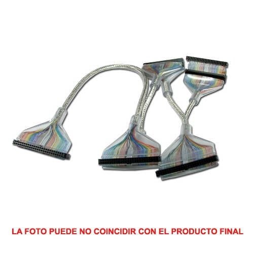 Cable Redondo SCSI U320 4 conectores SILVER