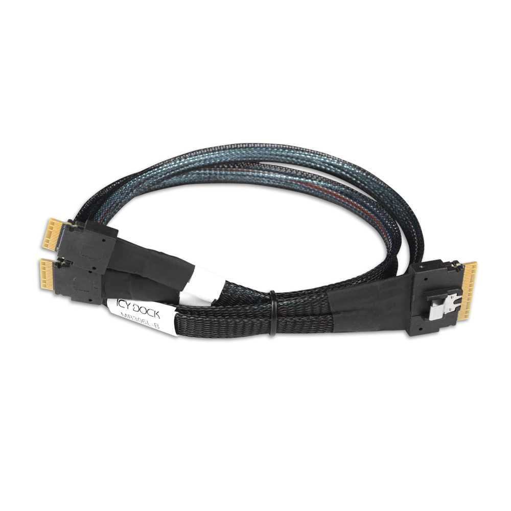Icy Dock MB306L-B. Cable Slim SAS SFF-8654 a Slim SAS SFF-8654. 0.5m.