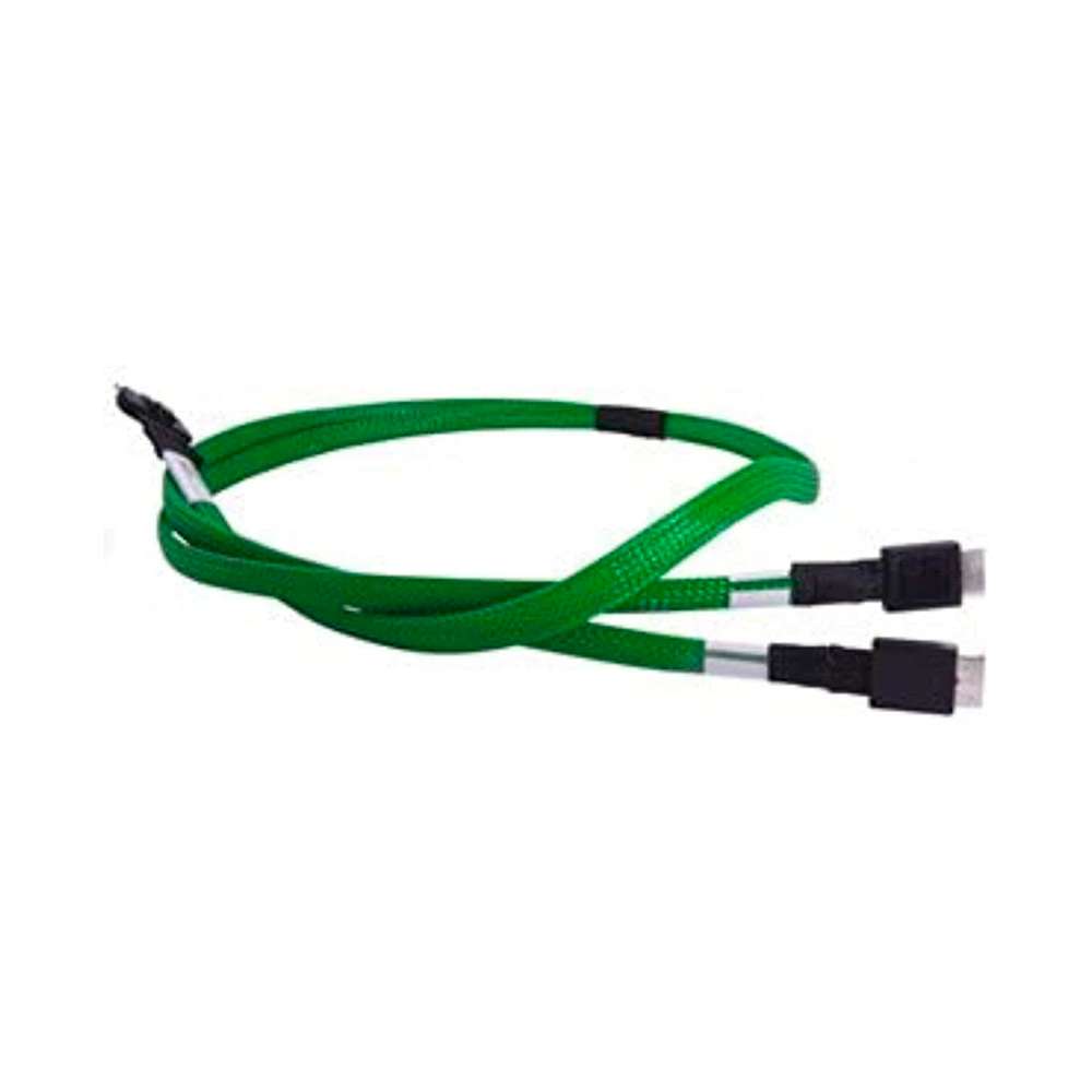 Broadcom 05-60001-00. Cable Slim SAS SFF-8654 a 2x SFF-8612. 1 m.