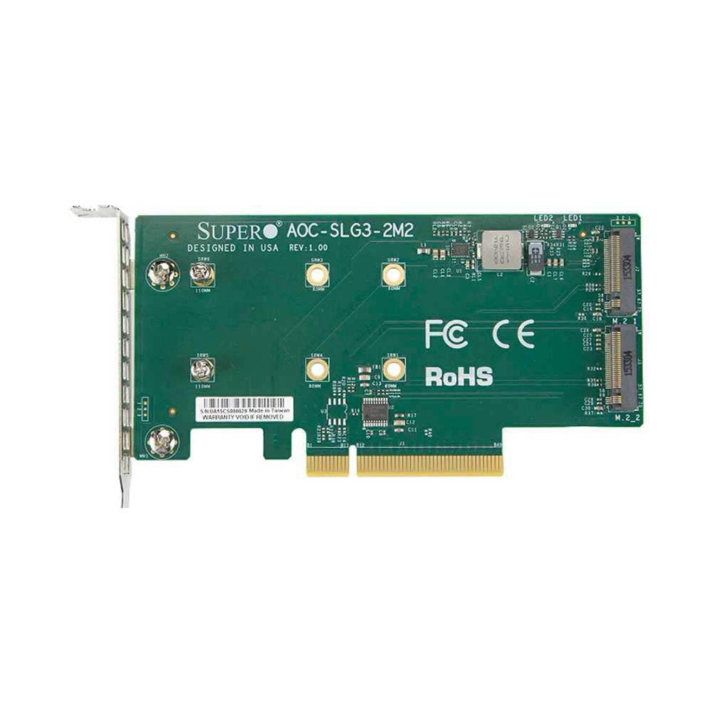 Supermicro AOC-SLG3-2M2 2x M.2