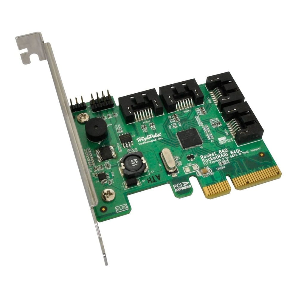 HighPoint RocketRAID 640L. SATA.
