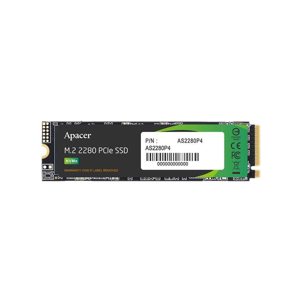 SSD 512Gb Apacer AS2280P4 NVMe M.2 Type 2280