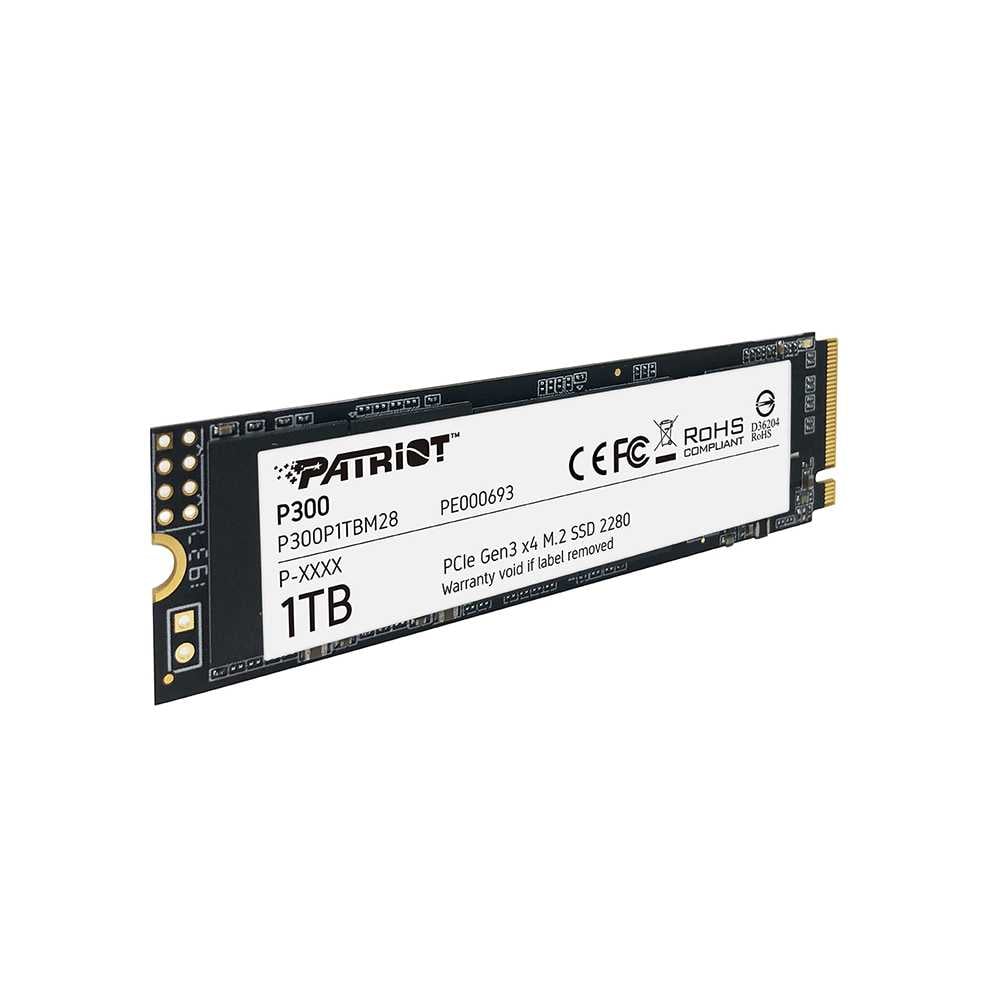 SSD 1Tb Patriot P300 NVMe M.2 Type 2280