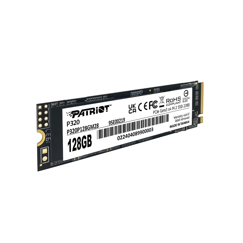 SSD 128Gb Patriot P320 NVMe M.2 Type 2280