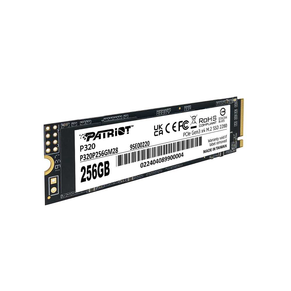 SSD 256Gb Patriot P320 NVMe M.2 Type 2280