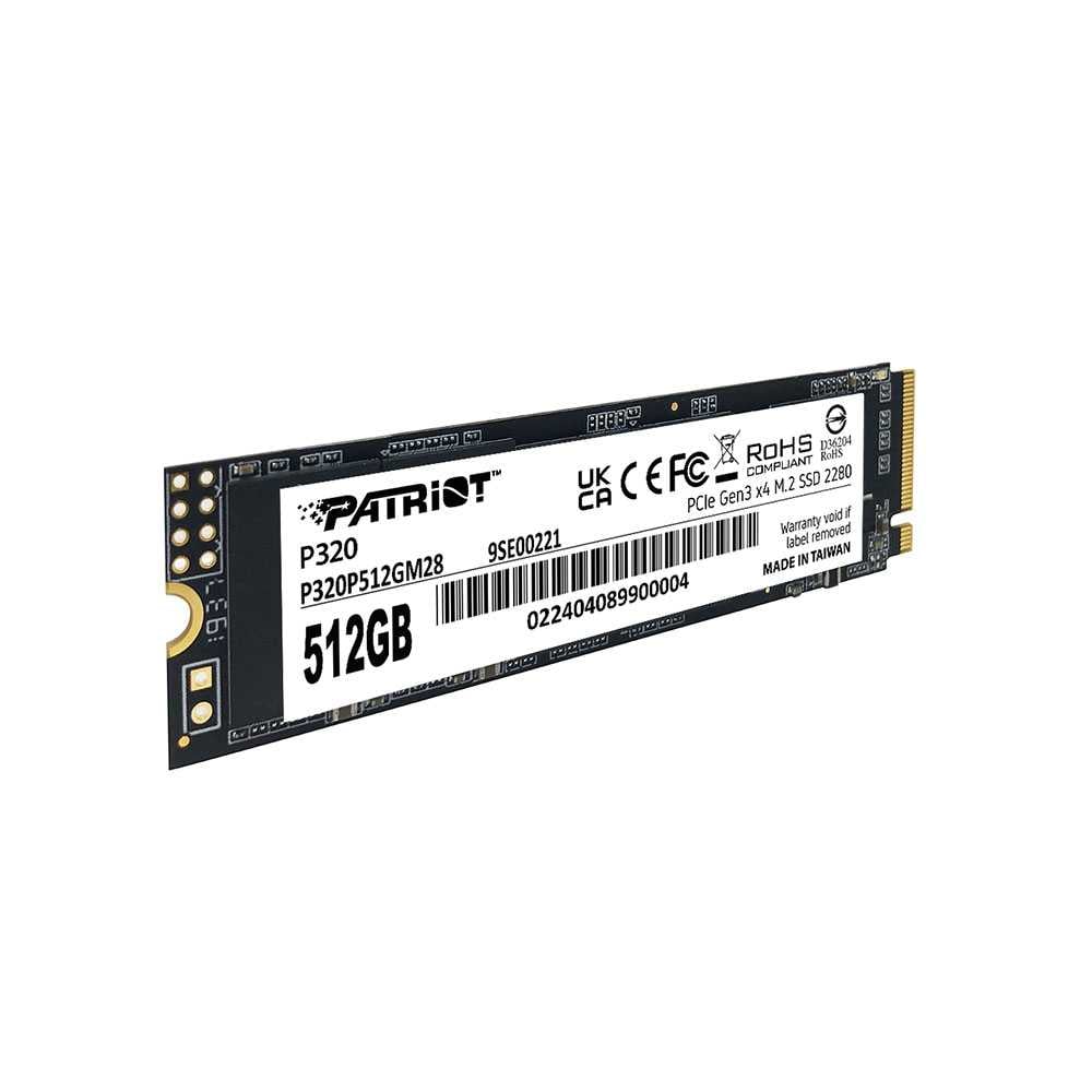 SSD 512Gb Patriot P320 NVMe M.2 Type 2280