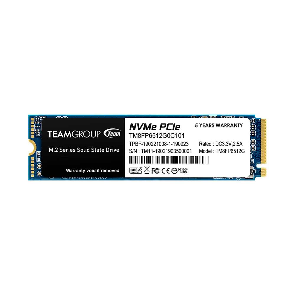 SSD 512Gb Team Group MP33 NVMe M.2 Type 2280