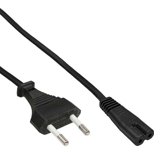 Cable alimentación Mariposa. CEE7/16 - IEC-C7. 1.5m