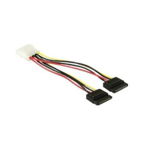 Inline 29672. Ladrón alimentación interna. Molex 5.25" a 2xSATA-Power