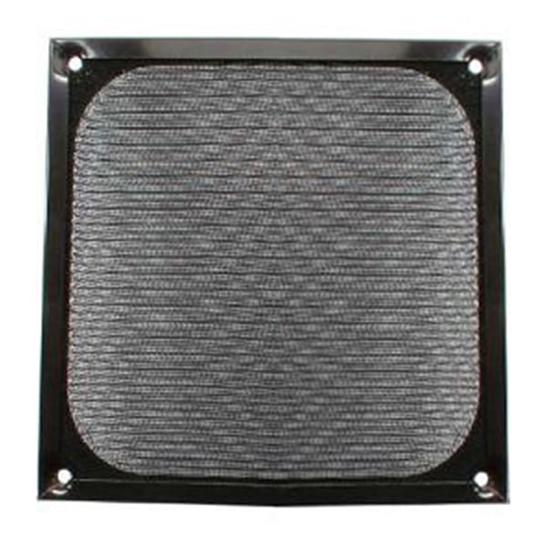 InLine 33372S. Rejilla de aluminio 140x140mm Negra