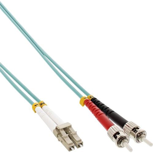 Cable Duplex fibra óptica OM3 50/125 micras. LC/ST. 5 metros.