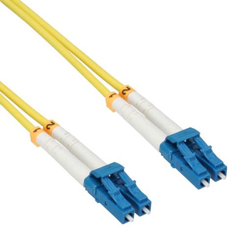 Cable Duplex fibra óptica OS2 9/125 micras. LC/LC. 2 metros.