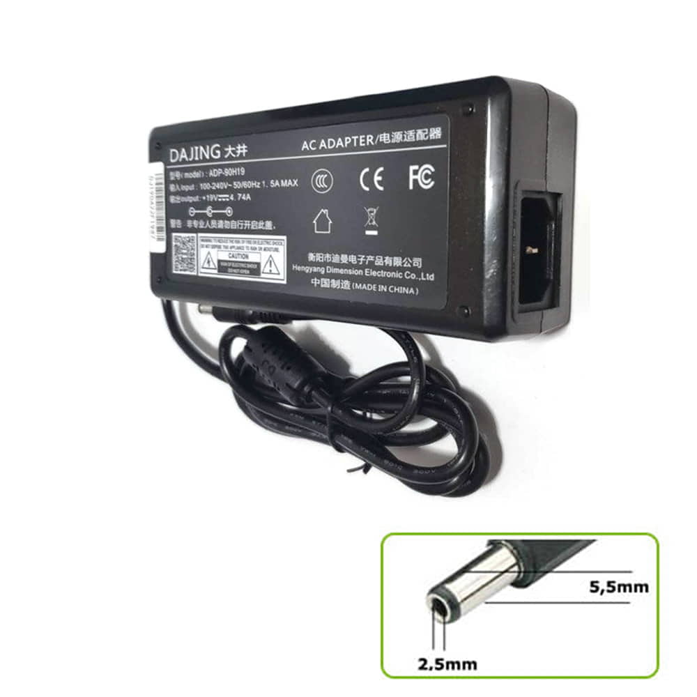 Transformador AC-DC 90W 19V 4,7A