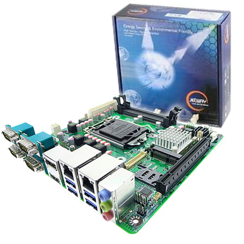 Jetway JNF693-H110 socket 1151. 2 VGAs + 4Com+4USB+2Lan