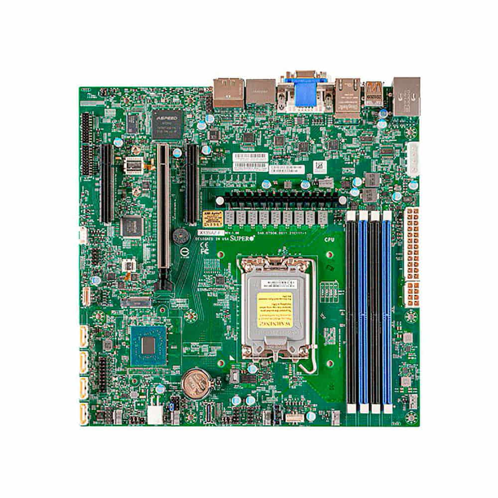 Supermicro MBD-X13SAZ-F. Socket 1700. Micro-ATX. BULK. - DDR5