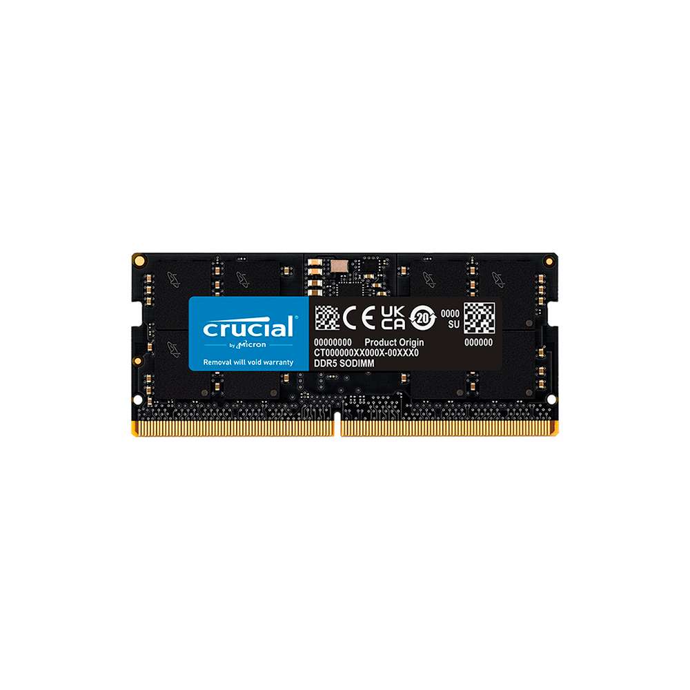 Crucial 16GB DDR5 SO-DIMM メモリー保証付 Memory Crucial 16Gb So-DIMM DDR5 5600Mhz 1.1V - Ibertronica