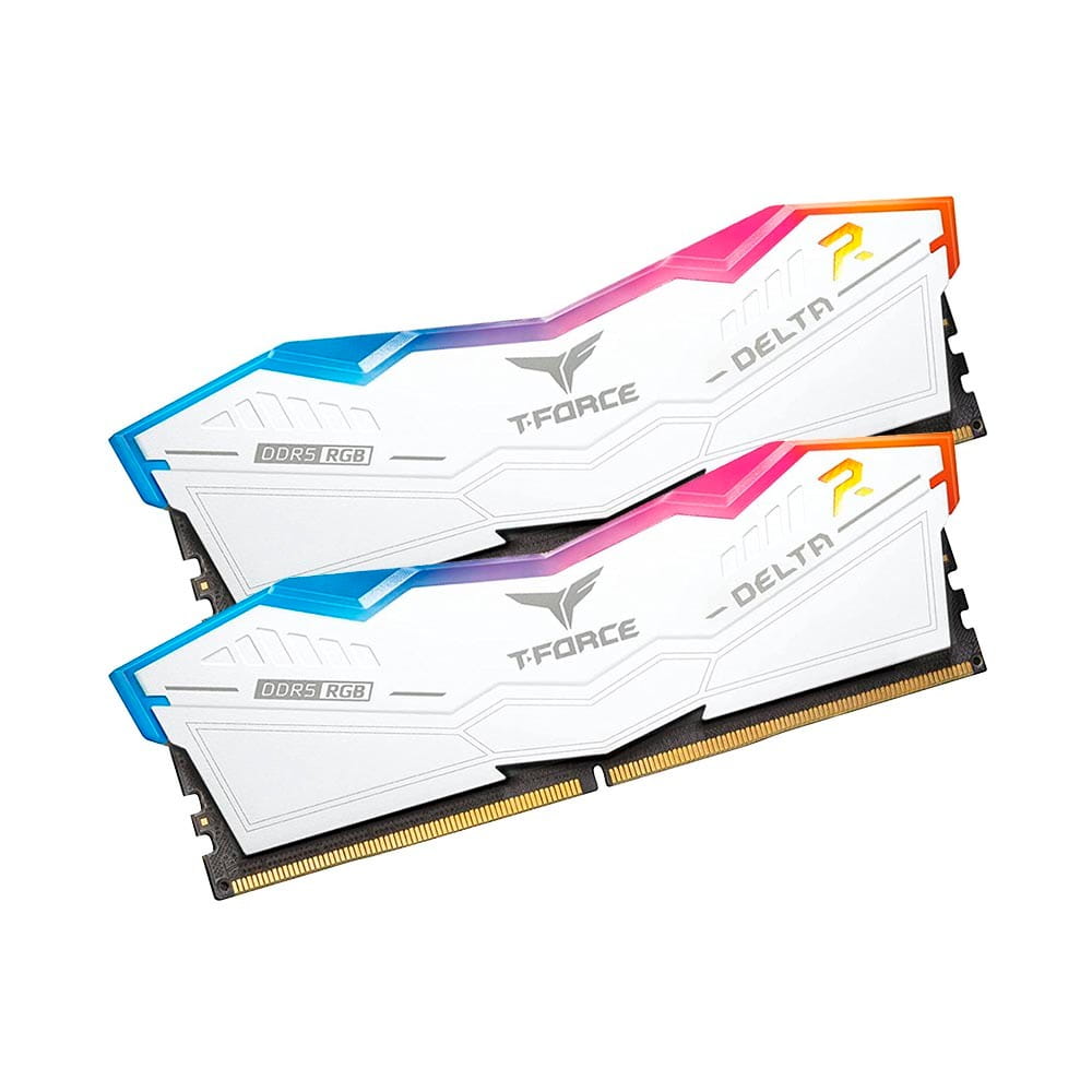 Team Group Delta RGB 32Gb (2x 16Gb) DDR5 6000Mhz 1.25V Blanca