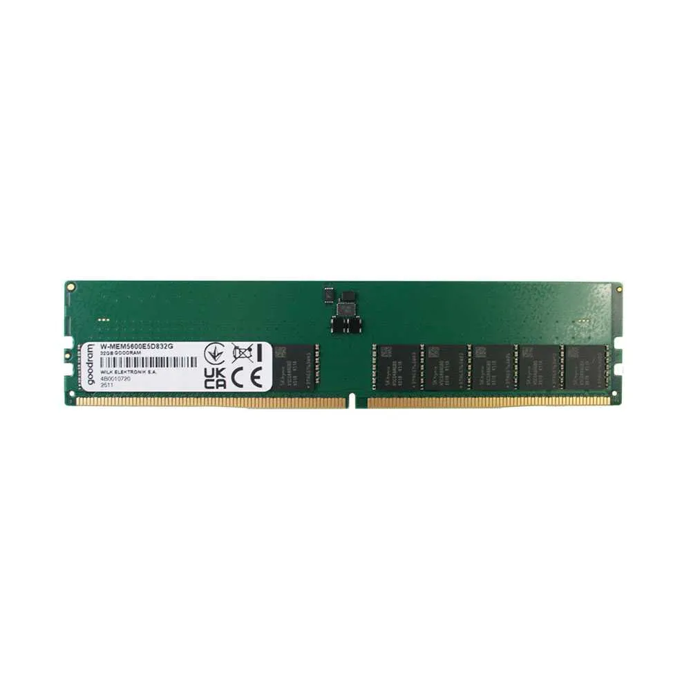 Goodram 32Gb DDR5 5600Mhz 1.1V UDIMM ECC