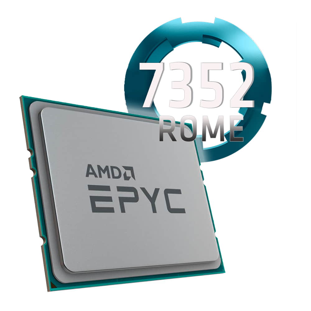 Amd EPYC 7352 2.3Ghz. Socket SP3. TRAY