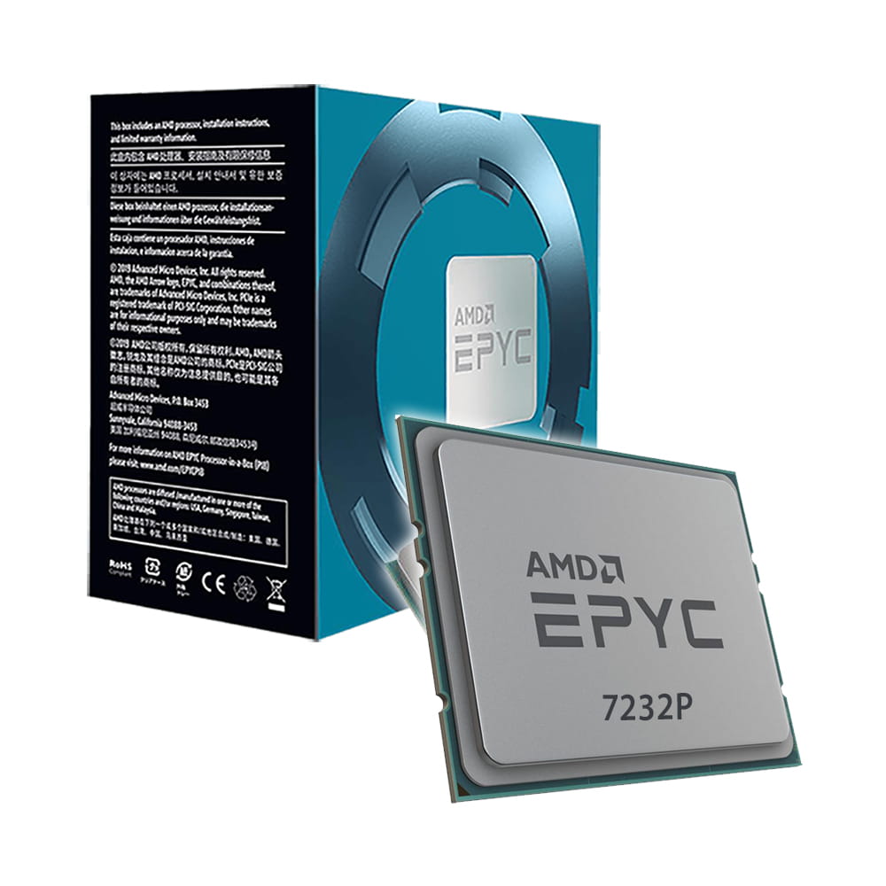 Amd EPYC 7232P 3.1Ghz. Socket SP3.