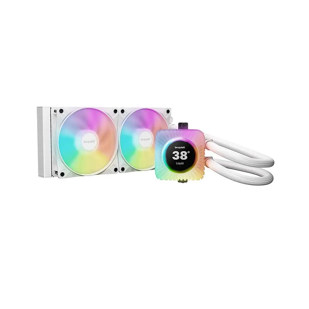be quiet! Light Loop IO LCD 240 mm White