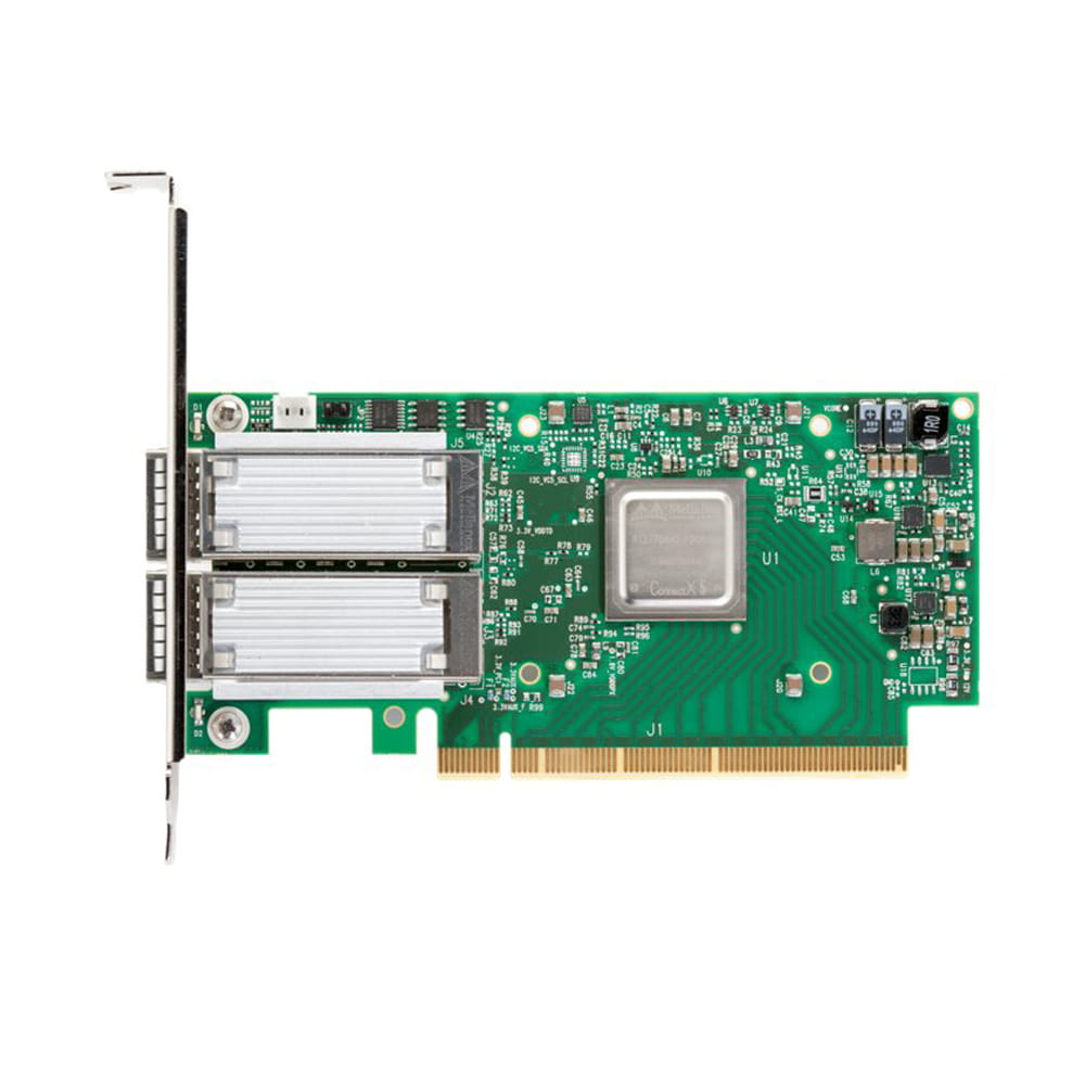 nVidia 900-9X5AD-0056-ST8. ConnectX-5. Tarjeta de red EDR + 100GbE 2x QSFP28.