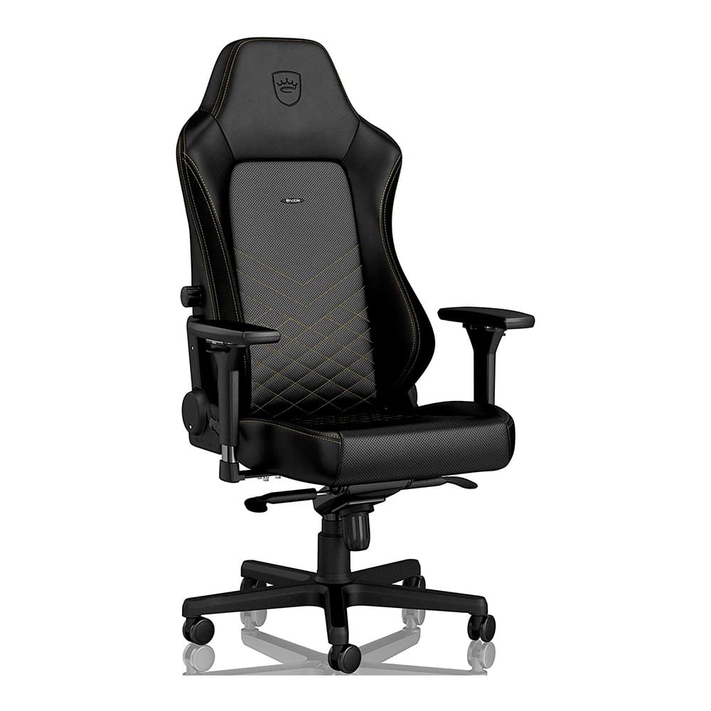 Noblechairs Hero Cuero PU Negro/Dorado