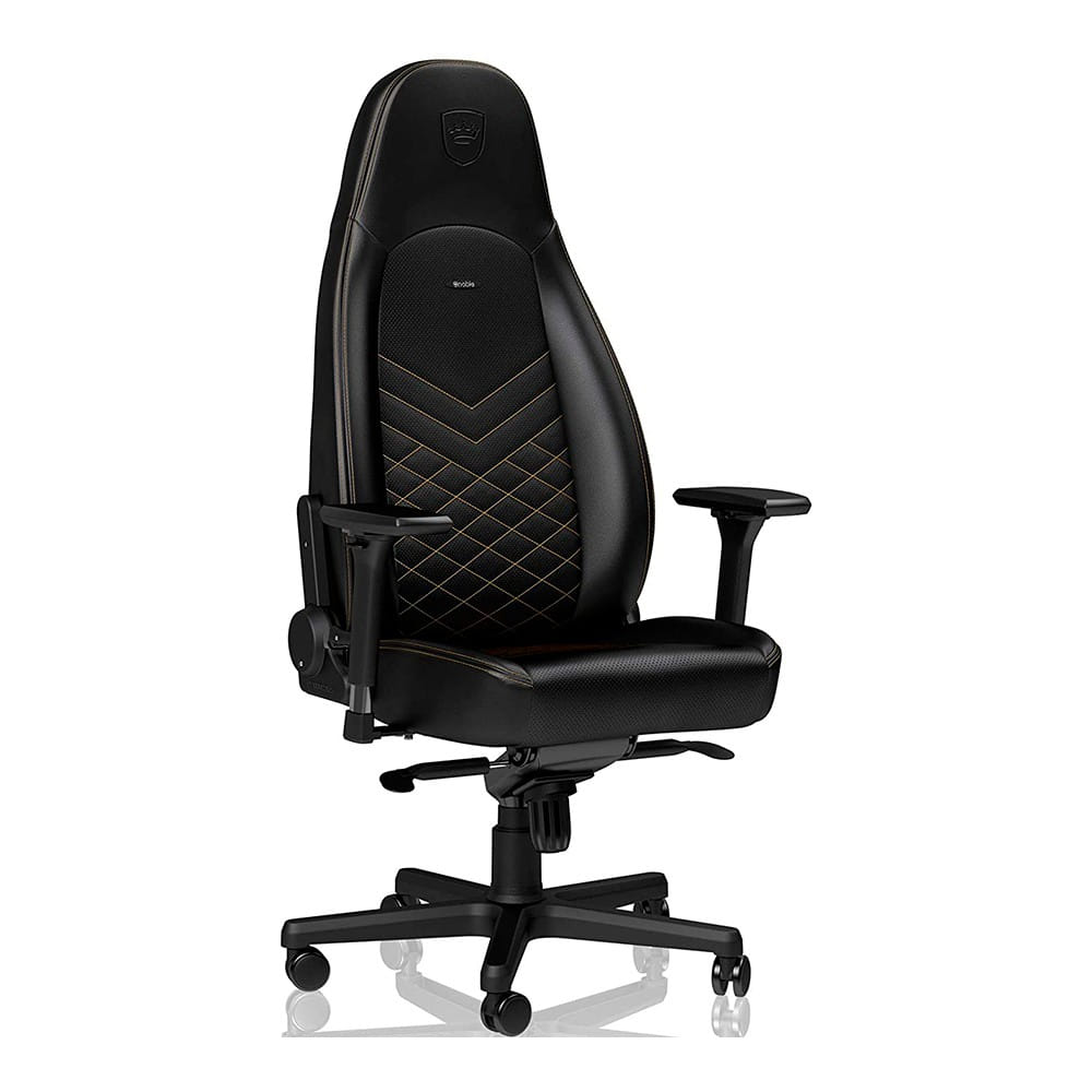 Noblechairs Icon Cuero PU Negro/Dorado