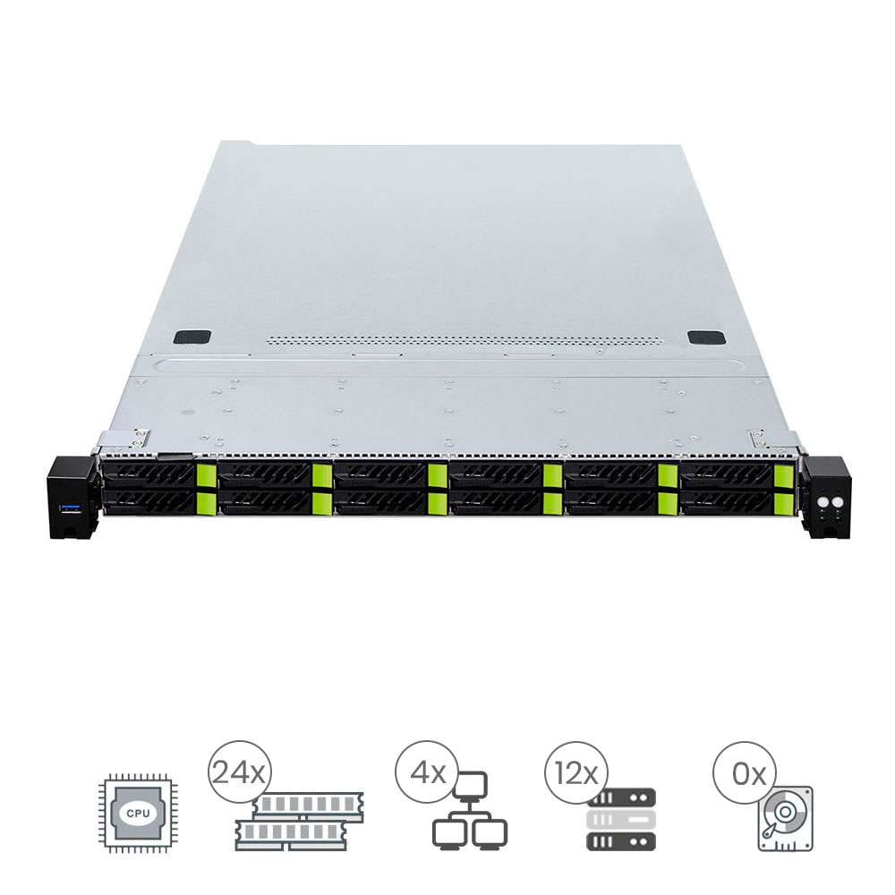 Asrock 1U12E-GENOA/2L2T 1U