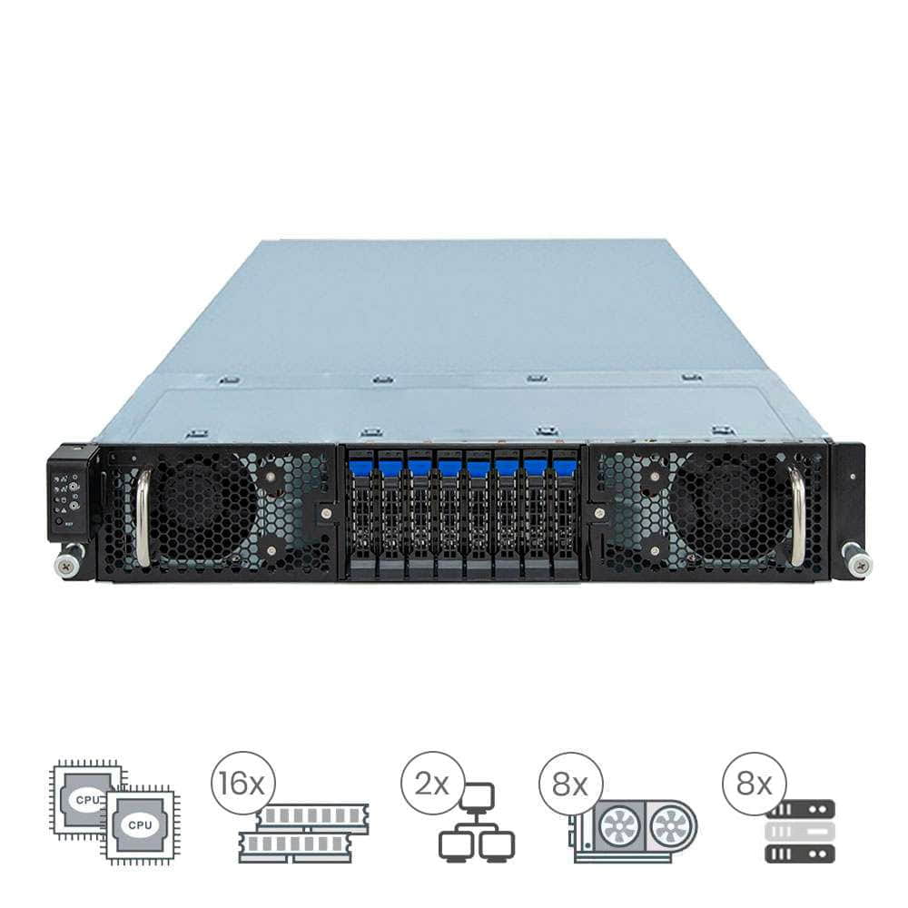 Gigabyte G293-S45 rev. AAP1 (Hasta 8 GPUs)