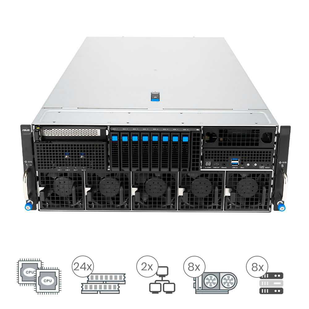 Asus ESC8000A-E13P (Hasta 8 GPUs)