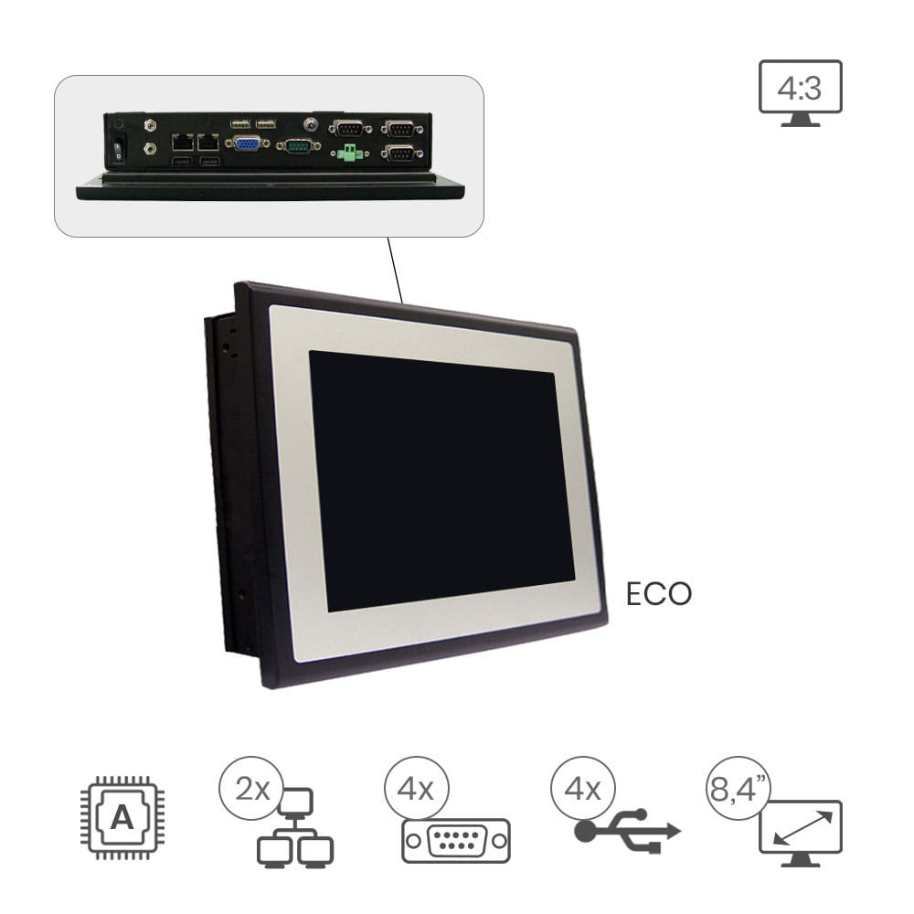 PanelPC Lex Slim 4:3 2I385CW - 8.4 pulg - Ibertronica