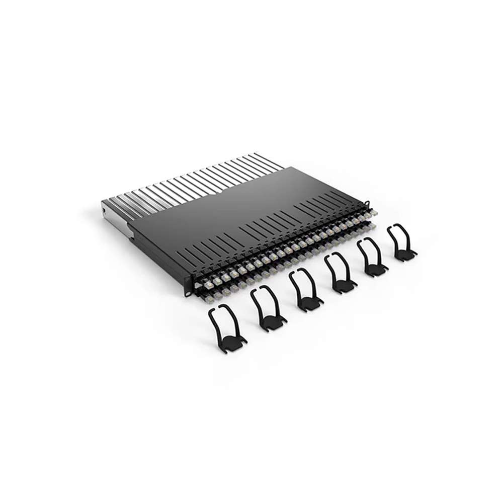 Kit Patchbox 365 Cat.6a STP 0.8m Negro