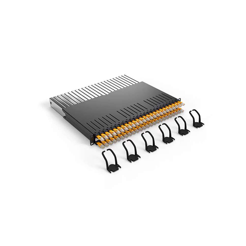 Kit Patchbox 365 Cat.6a STP 0.8m Amarillo