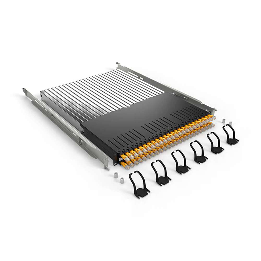 Kit Patchbox Plus+ Cat.6a STP 1.8m Amarillo