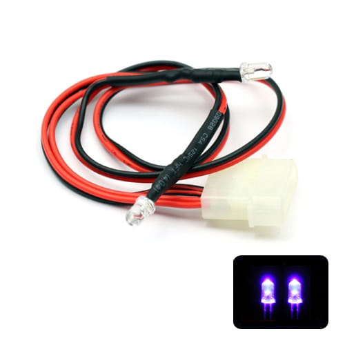 Phobya LED Doble 5mm. Ultrahell UV