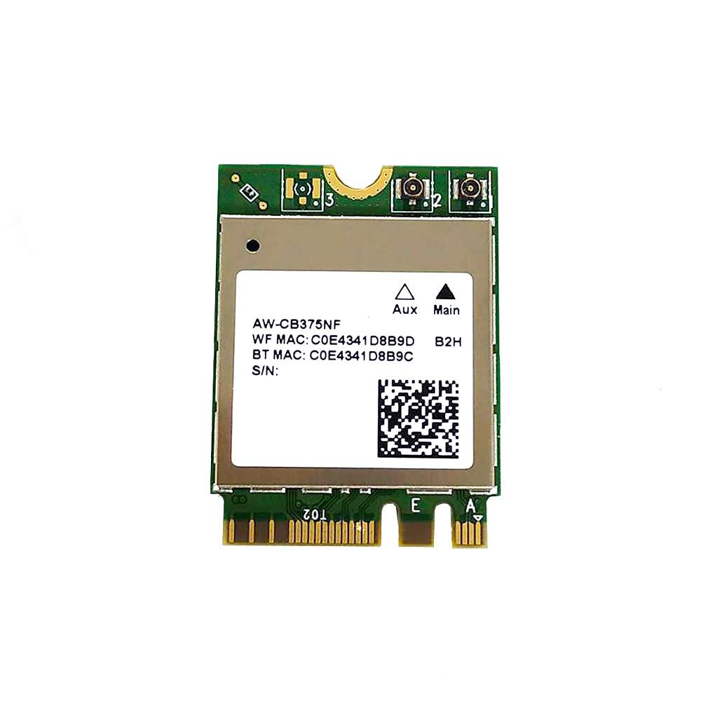 KIT Tarjeta Realtek RTL8822CE M.2/E.Key WIFI 5 + Bluetooth 5 con 2 cables y antenas