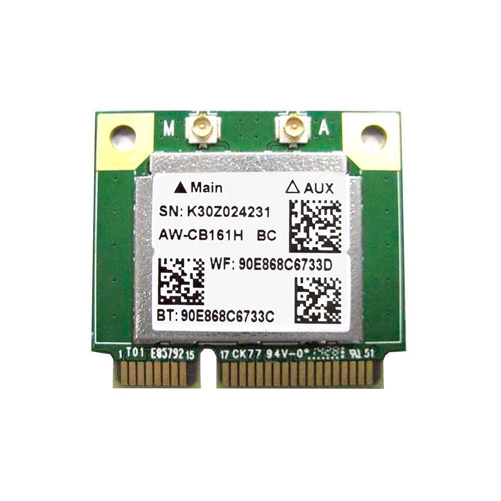 KIT Tarjeta Realtek RTL8821AE MiniPCIe WIFI 5 + Bluetooth 4 y 2 cables y antenas