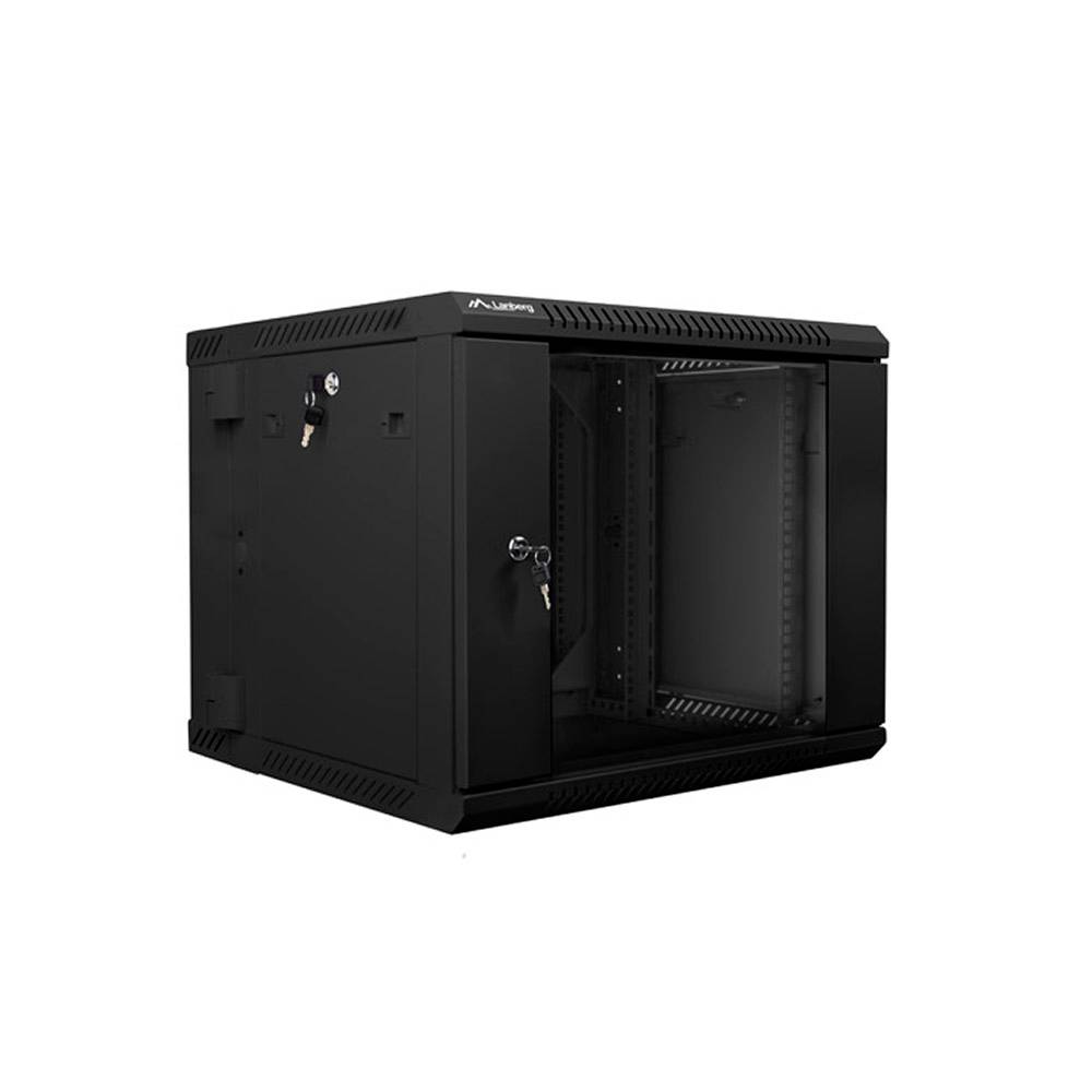 Lanberg Armario Rack Mural doble sección 19" 9U 600x600 WF02-6609-10B