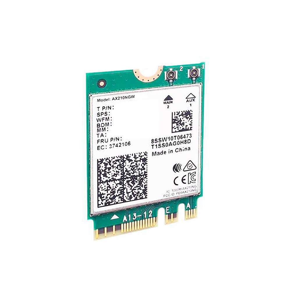Intel AX210. WiFi 6 2.4GbE. M.2. vPro.