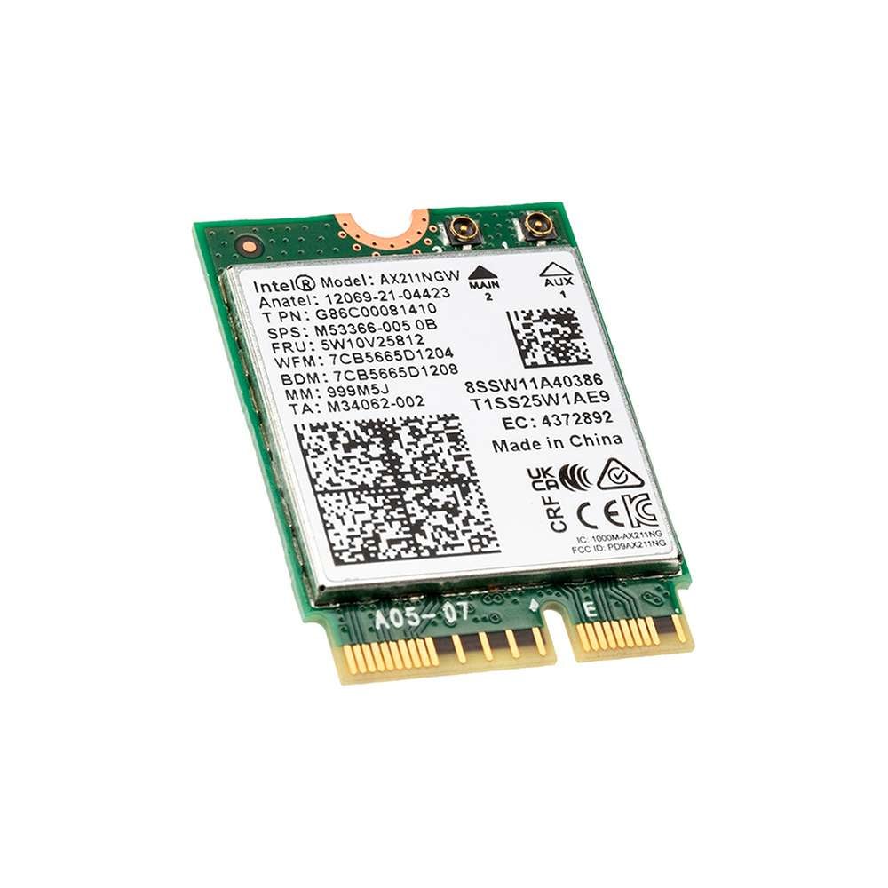 Intel AX211. WiFi 6 2.4GbE. M.2. VPro. BULK.