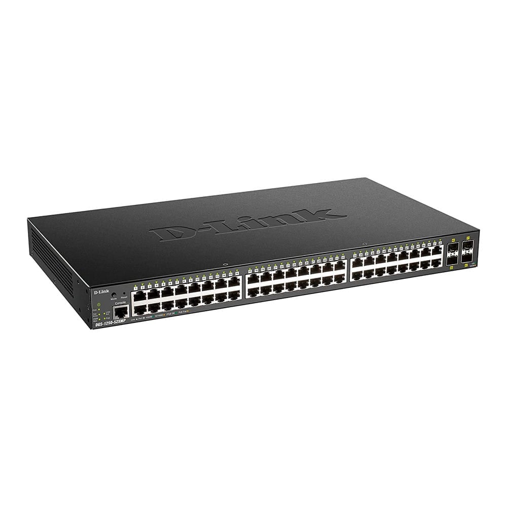 D-Link DGS-1250-52XMP Switch Gestionado 48 puertos